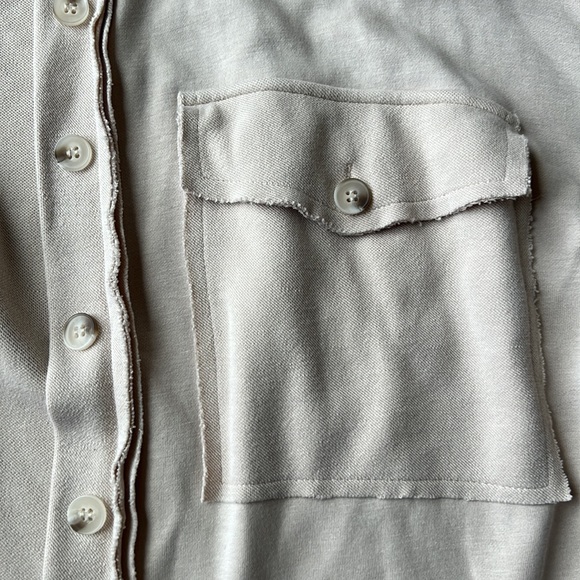 Pink Lily TREAT ME BETTER BEIGE SHACKET - Picture 7 of 12